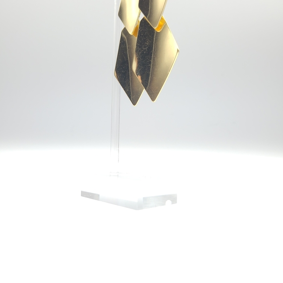 Chic Gold Geometric Vintage Chunky Drop Earrings- Y2K ☀️ 3/$40 - Picture 3 of 8